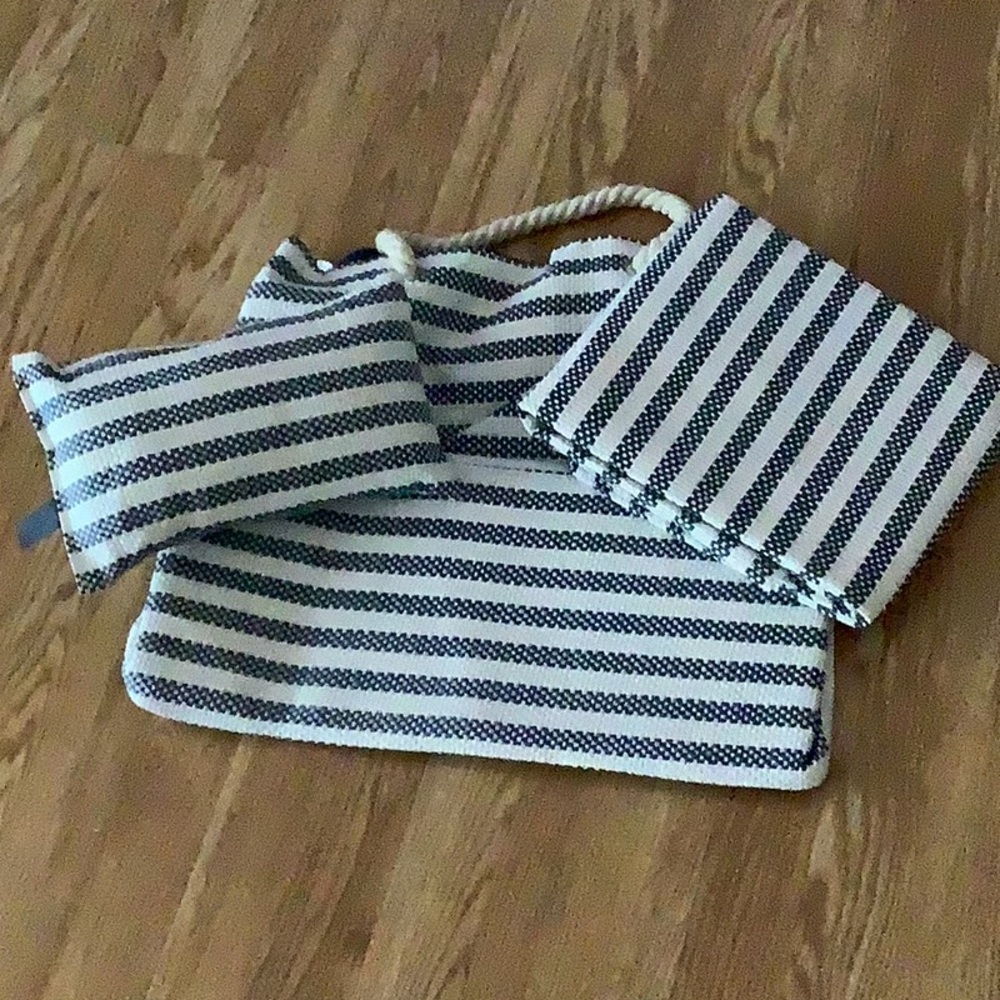 Beach Bag with beach mat and pillow